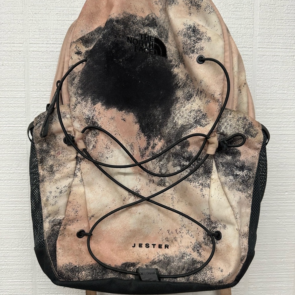 The North Face Jester Black and Tan Backpack